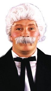 Mark Twain WIG/MOUSTACHE