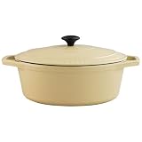 French Home Creme 6 Quart Oval Casserole