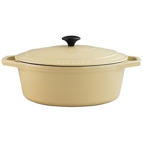 French Home Creme 6 Quart Oval Casserole by French Home