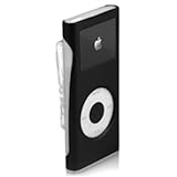 Black Dou Aluminum for 2G Nano Colored Visor On Clear Silicon