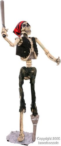 Bones the Standing Pirate Halloween Prop