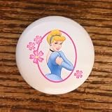 DISNEY PRINCESS CINDERELLA FLORAL BORDER DRAWER PULLS KNOBS