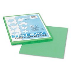 Riverside Paper Tru-Ray(R) Construction Paper, 9in. x 12in., Festive Green
