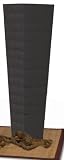 Diamond Sofa Accent Flower Floor Vase, Dark Walnut