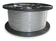 Dayton 2RZX9 Cable, 3/64 In, L 500 Ft, WLL 75 Lb