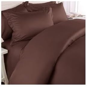 1200 Series TWIN Size EXTRA LONG, Microfiber 3pc Bed Sheet Set, Deep Pocket, CHOCOLATE BROWN