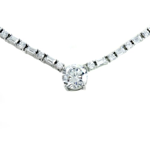 Kesiah’s Fancy CZ Tennis Necklace