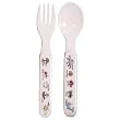 Fork Spoon Set Baby Cie La Mer: Ocean or Seaside Melamine Colorful DinnerWare with Wording