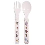 Baby Cie Fork and Spoon Set with French Theme,La Mer (Ocean)