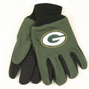 Green Bay Packers Jersey Dot Work Gloves