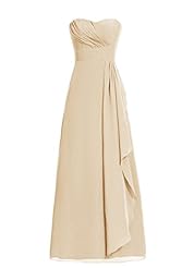Ruched Chiffon Evening Dress/Bridesmaid Dress/Wedding Party Dress 