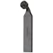 Starrett PT07107A Gooseneck Shank for Last Word Dial Test Indicators, 1/4 x 1/2" Shank Size
