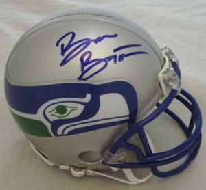 Brian Bosworth Autographed Seattle Seahawks Mini Helmet