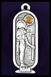 Egyptian Zodiac Cartouche - Sekhmet (Nov 27 - Dec 26) on a 30 Black Cord