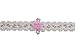 Beaded daisies on Dainty Lace headband