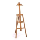 American Easel Oak Yazhi Easel-Golden Finish