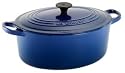 Le Creuset Enameled Cast-Iron 6-3/4-Quart Oval French Oven, Cobalt Blue