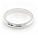 Jewelry : 14K White Gold Wedding Bands 3mm Milgrain