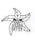 Australian Crystal Round Blade Embedded Hair Comb