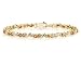 10k Yellow Gold Diamond and Citrine Bracelet