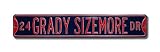 Authentic Street Signs Cleveland Indians 24 Grady Sizemore DR Street Sign