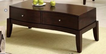 Le Mans Solid Wood Esprsso Finish Coffee Table Le Mans Solid Wood Esprsso Finish Coffee Table