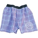 Boxercraft Flannel Lavender Volleyball Boxer Shorts