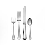 Gorham Fairfax 4-Piece Sterling Silver Flatware Dinner Set, Service for 1