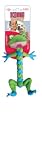KONG BraidZ Frog Dog Toy, Small (Colors vary)