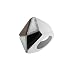 Diamond Rush Black/Mirror Ring on White Band (I Goth You)
