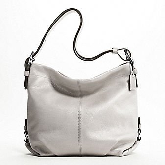Authentic Coach Zip Leather Brooke Hobo Handbag 