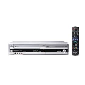 Panasonic DMR-EZ48VEBS - DVD Recorder & VCR Combination - With 1080P Up-Conversion & Freeview - Silver