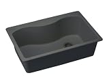 Elkay ELGS3322RBK0 Harmony E-Granite Sink, Black