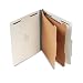 S J Paper S60902 S J Paper Std 2-1/4" Expansion Classification Folder, Ltr, 6-Section, GY, 15/Box