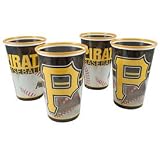 Pittsburgh Pirates 4 Pack of Plastic Cups