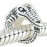 Sterling Silver ALLIGATOR Charm Bead fits PANDORA Biagi Chamilia Bracelet GIFT BOXED