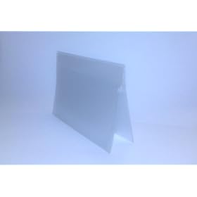 Clear Plastic Vinyl Bookfold Wallet Picture Card Insert - 6 Sleeves