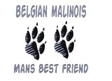 BELGIAN MALINOIS MAN'S BEST FRIEND Colored Totebag(Your Choice of Colors)