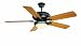 Savoy House 52-CDC-5RV-13 52-Inch Sierra Madres Ceiling Fan, English Bronze Finish with Reversible Walnut/Teak Blades and Cream Frosted Glass