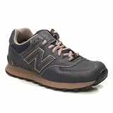 New Balance Nb 574 Lea - 9 Uk - Navy - Wax Leather