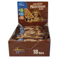 Disney Balanced Nutrition Bars, Hannah Montana Chocolate Peanut - 0.78 Oz Pack, 18 Pack by BARTONS CANDY.