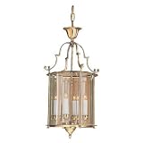 Crystorama 945-PB Camden Chandelier Lantern, Polished Brass
