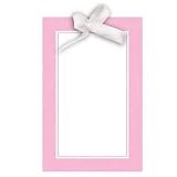 Imprintable Pink Invitations with Ribbon (10 count)