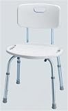 `Bath & Shower Seat w/Back Adjustable Carex Shipping Carton Size: 30 L x 22 W x 20 H