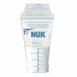 NUK NUK Seal `n Go Breast Milk Storage Bags & Disposable Bottle Liners 45 ct (Quantity of 4)