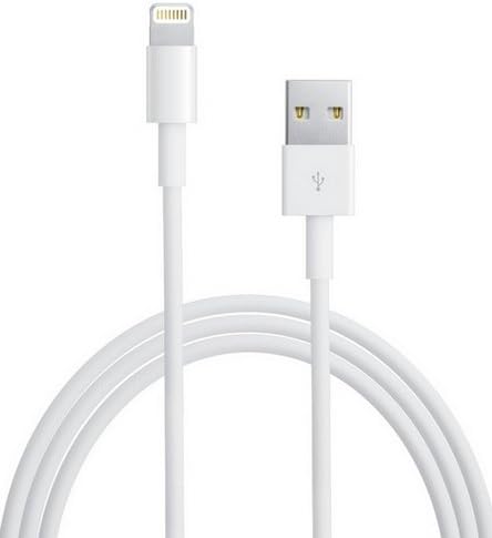 Apple's 3ft Apple USB to Lightning Cable for iOS 7 2nd Generation Apple Lightning Compatible (iOS 7 Compatible) Adapter Designed to Sync and Charge iPhone 5, iPhone 5S, iPhone 5C, iPad Mini, iPad Mini 2, iPad Air, iPad 4th Generation, iPod Nano (7th Generation), iPod Touch (5th Generation 16GB, 32GB, 64GB) (White)