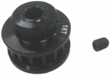 Aluminum center pulley 18T Black ACP-18BK