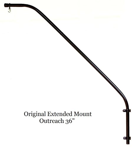 Extended Reach 36 Single Hook Swinging Bird Feeder Pole Amp