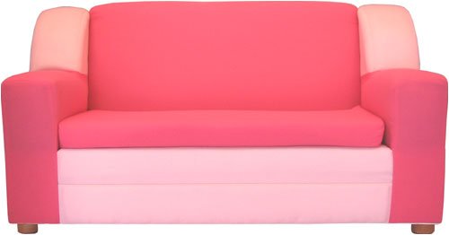 Toys: Elite Kids Sofa by Fantasy Furniture   Hot Pink