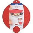 Trudeau 11-Inch Silicone Splatter Screen, Red